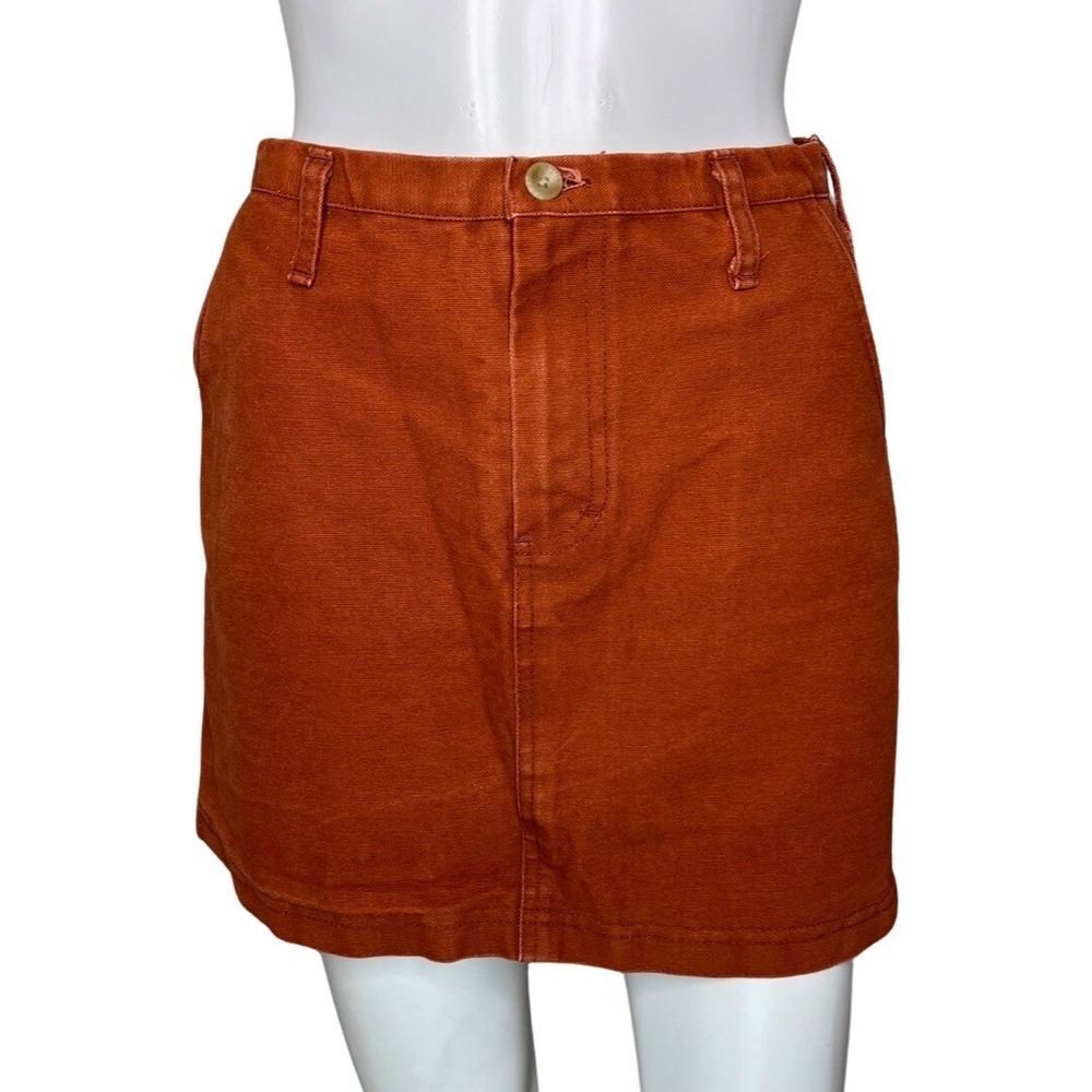 Urban Renewal Burnt Orange Mini‎ Skirt Vintage Inspired Retro Fall Womens Small